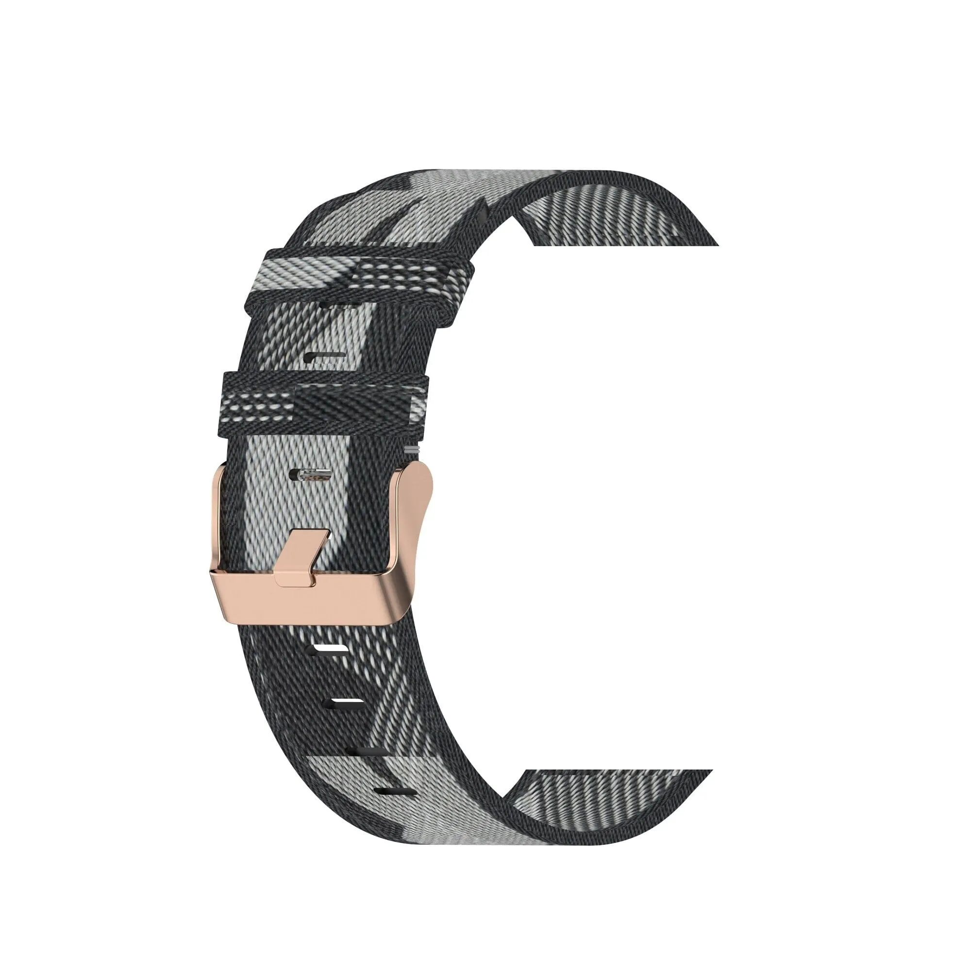 Stylish Canvas Watch Straps Compatible with Garmin Hero Legacy (45mm)