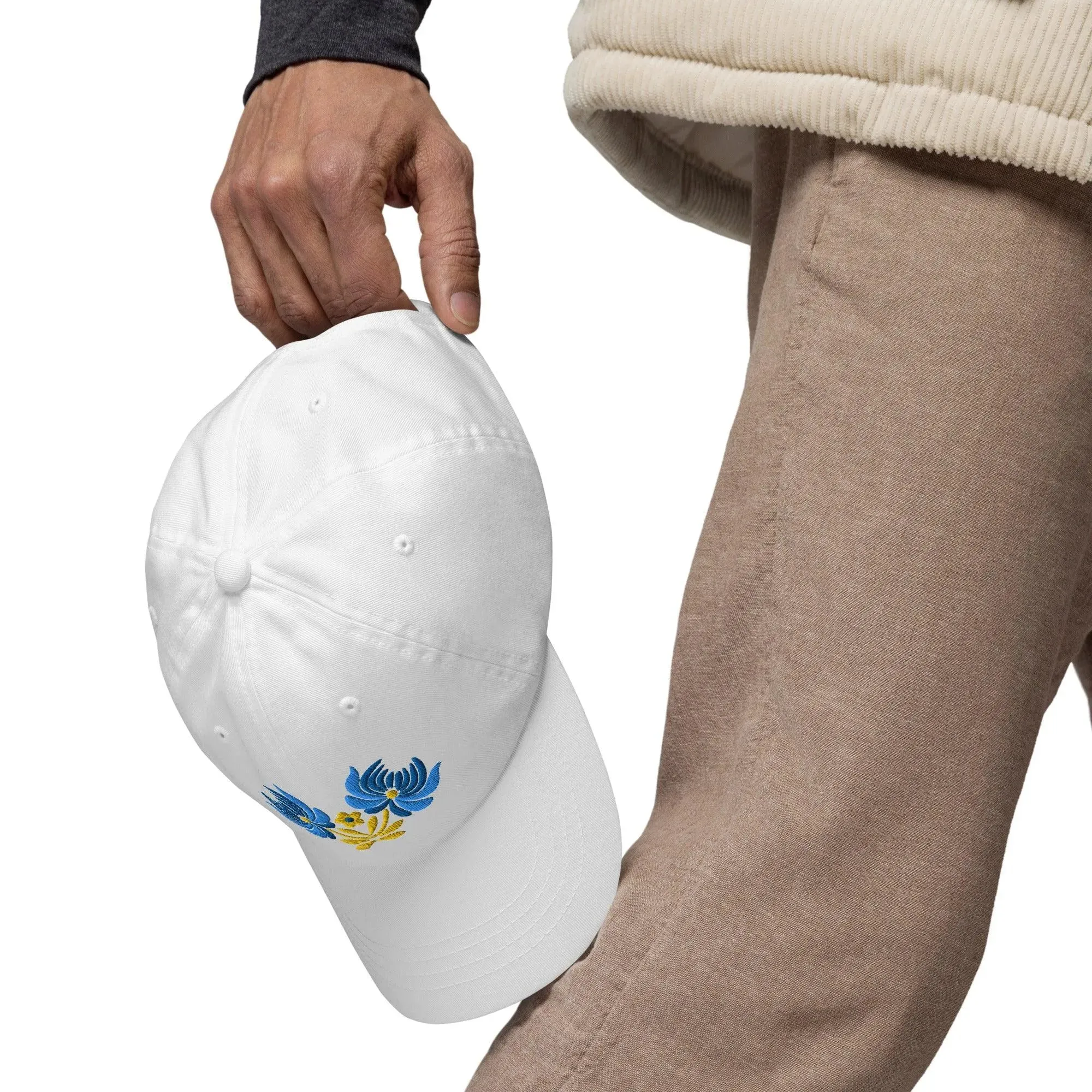 Ukrainian Folk Art Embroidered Dad Hat